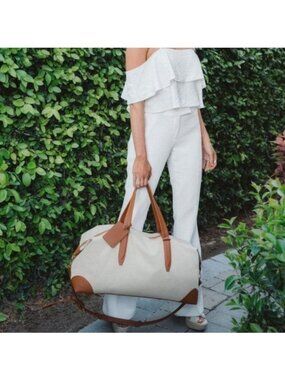 Henny + Lev Canvas Weekender Duffle Bag